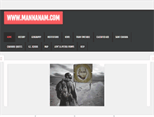 Tablet Screenshot of mannanam.com